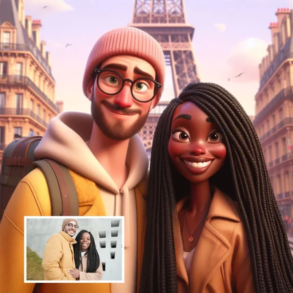 Custom Cartoon Animation, Personalised Family Portrait, Cartoon Portrait From Photo, Cartoon Style Couple, Digital File - Image 7