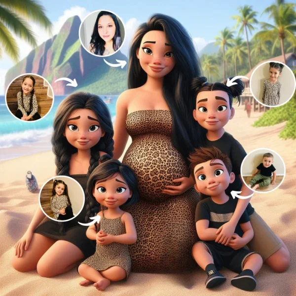 Custom Cartoon Animation, Personalised Family Portrait, Cartoon Portrait From Photo, Cartoon Style Couple, Digital File